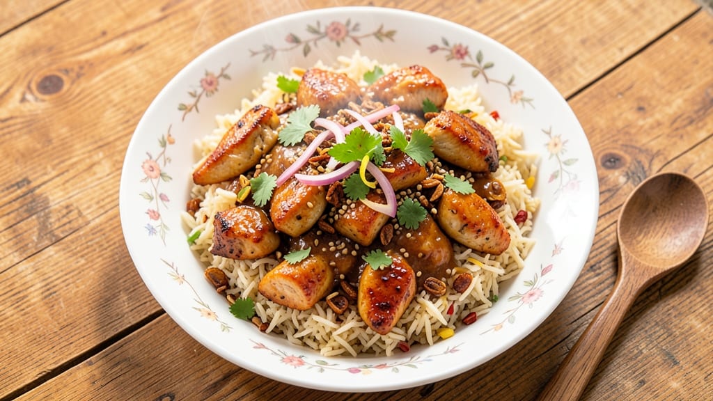 Chicken Fried Rice Recipe Indian Style: Fragrant Five-Spice Basmati with Golden Egg Crunch