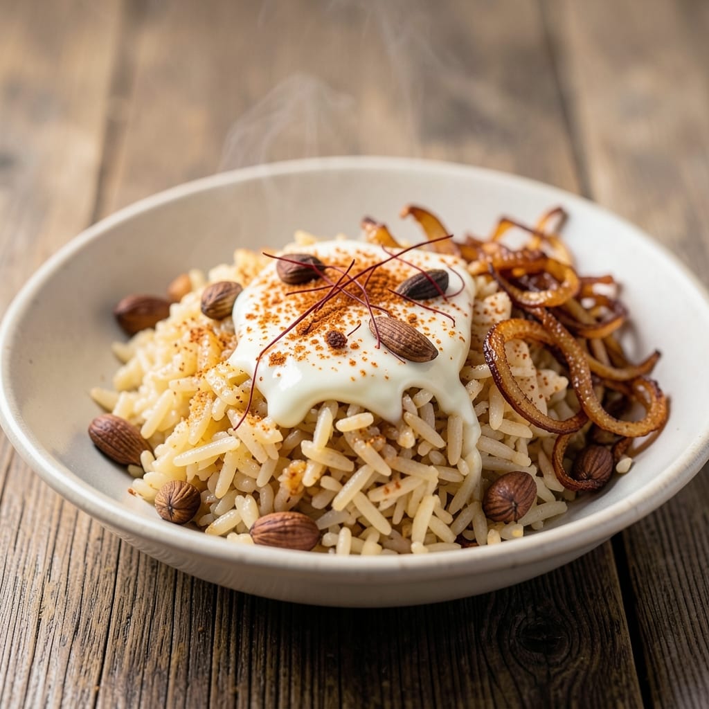 Advieh Rice Recipe: Saffron-Toasted Spice Crunch in One Pot