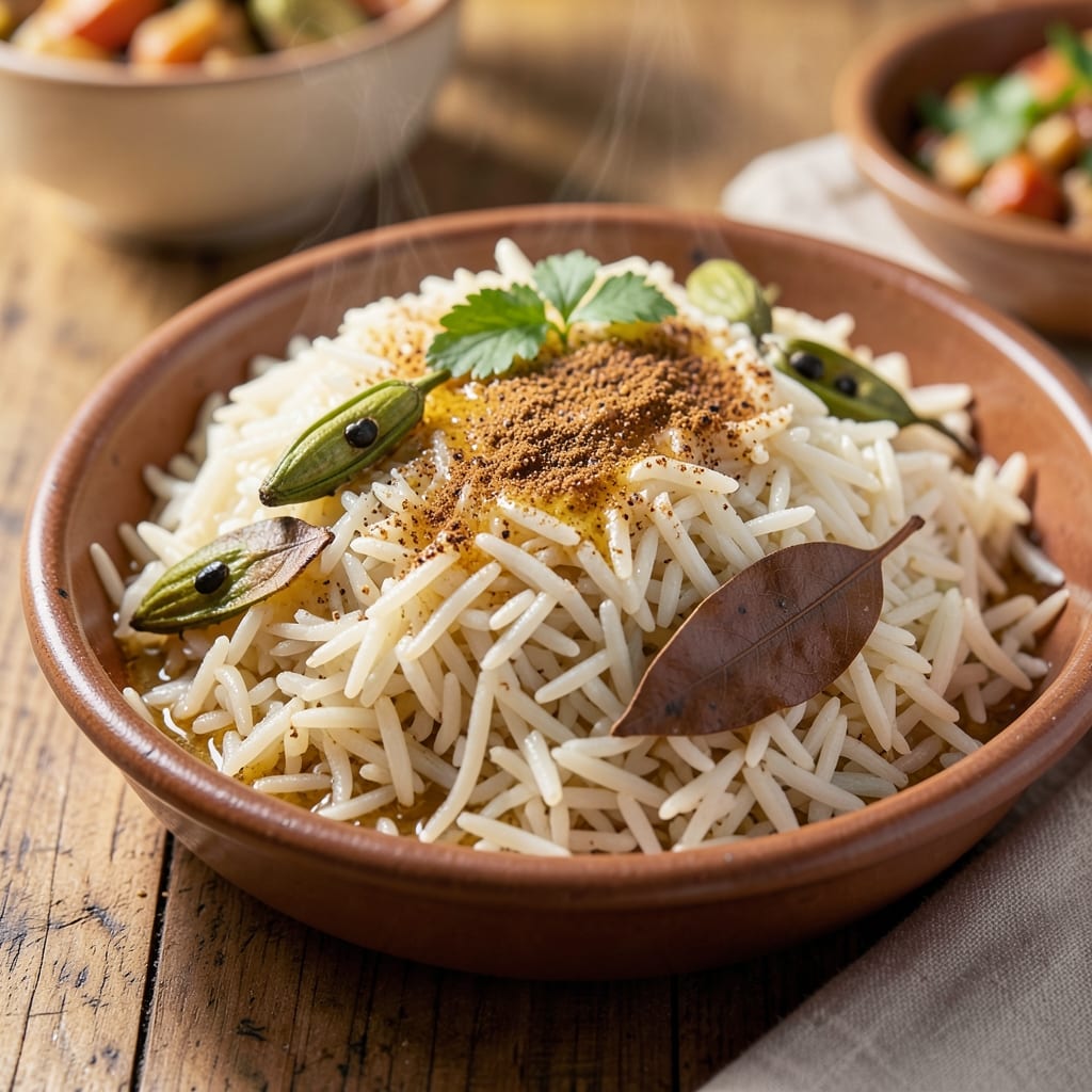 Arabic Basmati Rice Recipe: Golden Crisp Edges With Toasted Spice Layers
