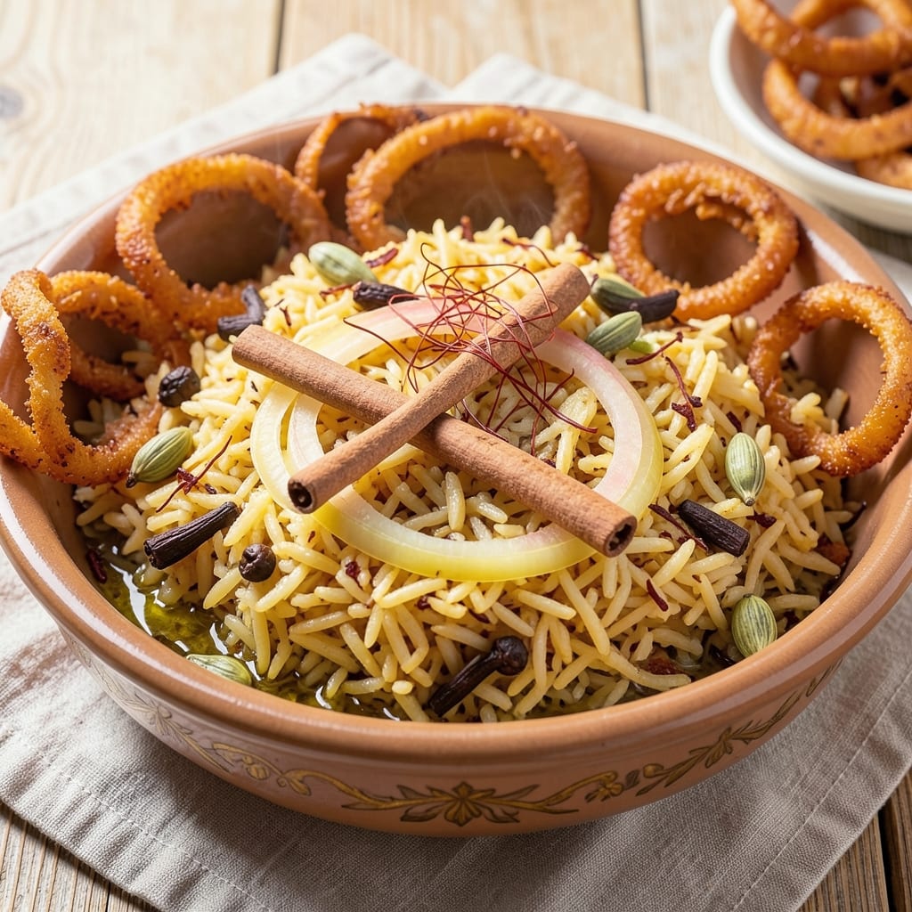 Arabic Saffron Rice Recipe: Golden Threads and Toasted Spice Harmony