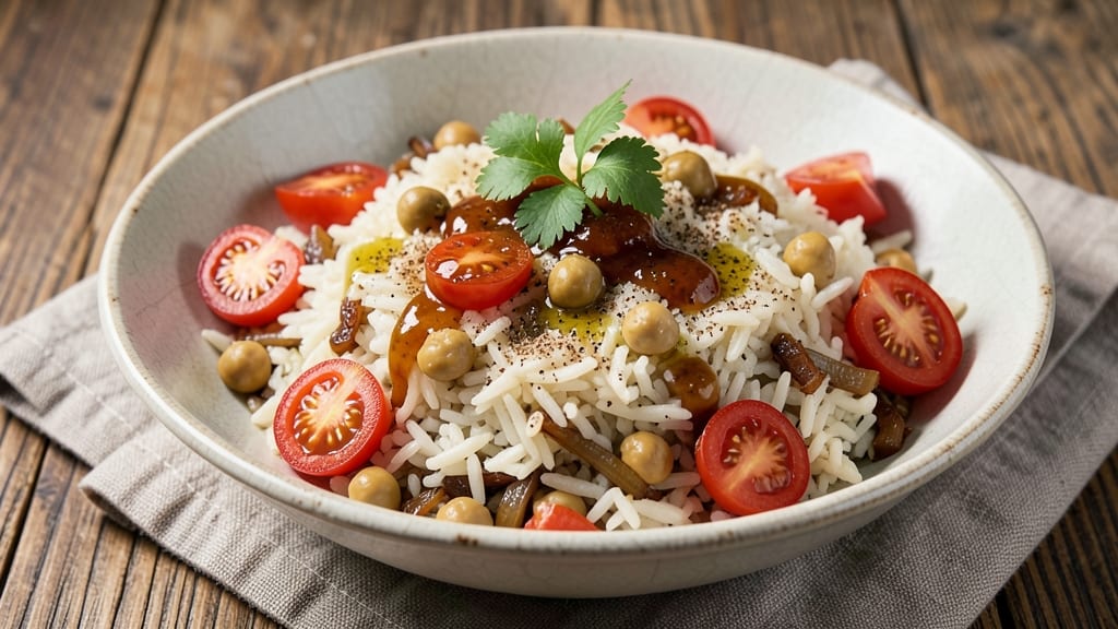 Chickpea Tomato Rice Recipe: One-Pan Protein-Packed Mediterranean Feast
