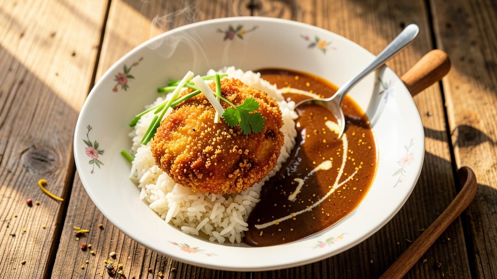 Chicken Katsu Curry Rice Recipe: Crispy Breaded Cutlets in Rich Curry Gravy