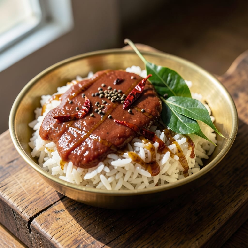 Andhra Tomato Rice Recipe: Spicy Tamarind-Kissed Crunch With Charred Rice