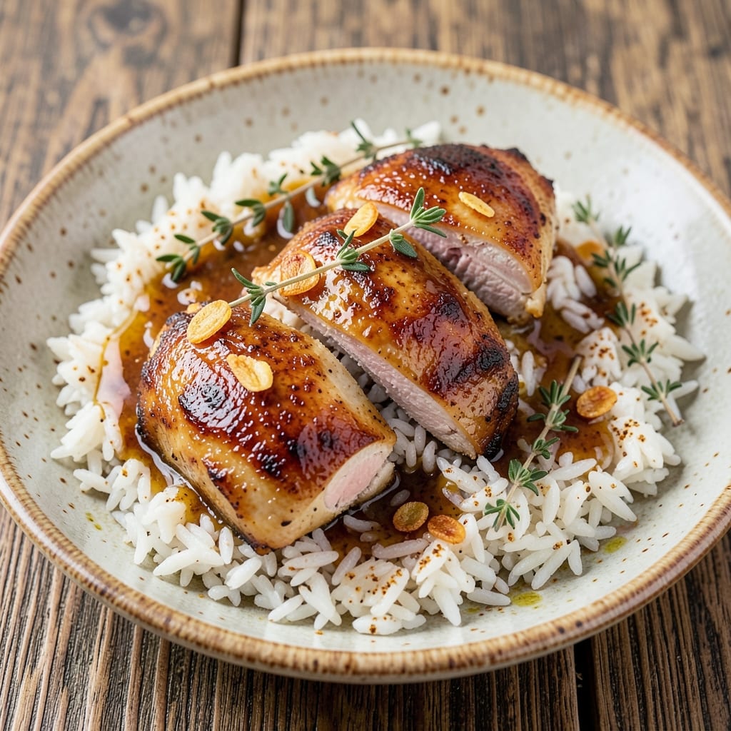 Amazing Chicken And Rice Recipe: Spiced Tomato Gravy That Clings to Every Grain